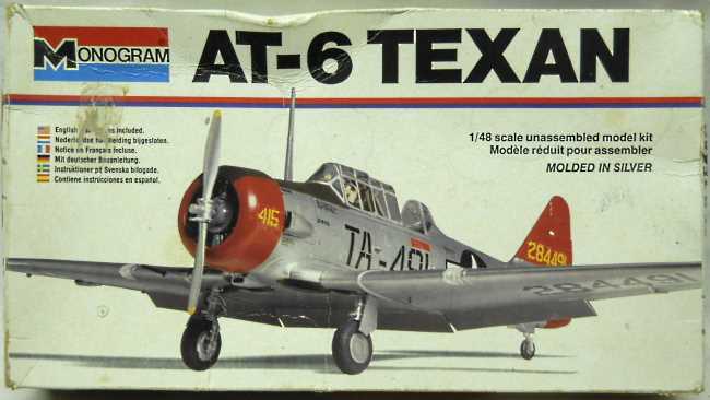 Monogram 1/48 AT-6 Texan - White Box Issue, 5306 plastic model kit